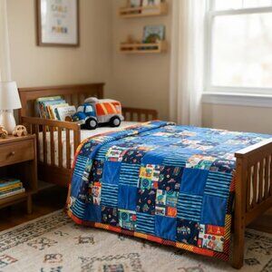 Kid's Construction Truck Quilt